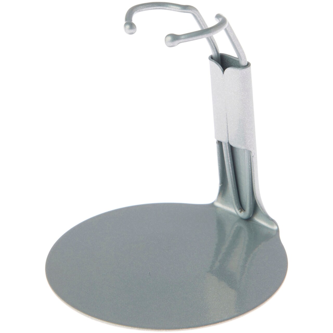 Plymor DSP-20S Silver Adjustable Action Figure Stand, fits 3.75 and 4 inch Action Figures, Waist is 0.75" - 1" wide, 2.5" - 3" around